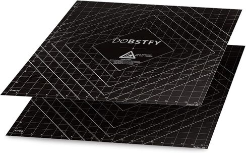 DOBSTFY 3D Printing Build Surface,with Premium Adhesive 3D Printer Heat Bed Platform Sticker Sheet,for Ender 3 Max Neo/CR 3040 Pro/CR 10 V3/CR 10S Pro V2/Ender 3 S1 Plus/4Pack 12x12inch(305mmx305mm) in Saudi Arabia