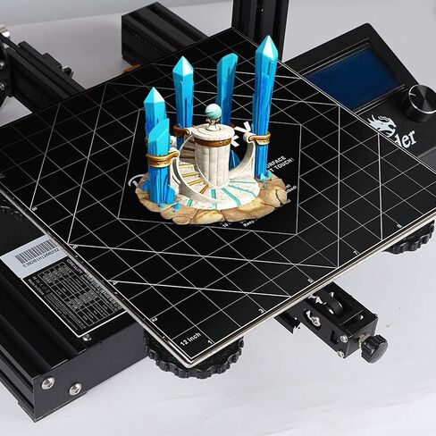 DOBSTFY 3D Printing Build Surface,with Premium Adhesive 3D Printer Heat Bed Platform Sticker Sheet,for Ender 3 Max Neo/CR 3040 Pro/CR 10 V3/CR 10S Pro V2/Ender 3 S1 Plus/4Pack 12x12inch(305mmx305mm) in Saudi Arabia