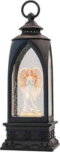 GenSwin Witch Halloween Snow Globe Lantern Battery Operated Water Swirling Glitter with 6H Timer, LED Lighted Scene for Halloween Home Decoration Gift(9.6"x 4.6" x 3.1") in Saudi Arabia