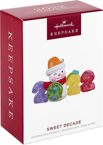 Hallmark Keepsake Christmas Ornament 2024, Sweet Decade 2024, Snowman Collectors Gifts in Saudi Arabia