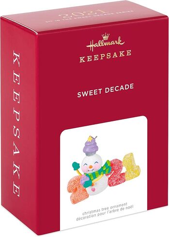 Hallmark Keepsake Christmas Ornament 2024, Sweet Decade 2024, Snowman Collectors Gifts in Saudi Arabia