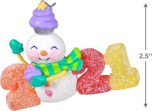 Hallmark Keepsake Christmas Ornament 2024, Sweet Decade 2024, Snowman Collectors Gifts in Saudi Arabia