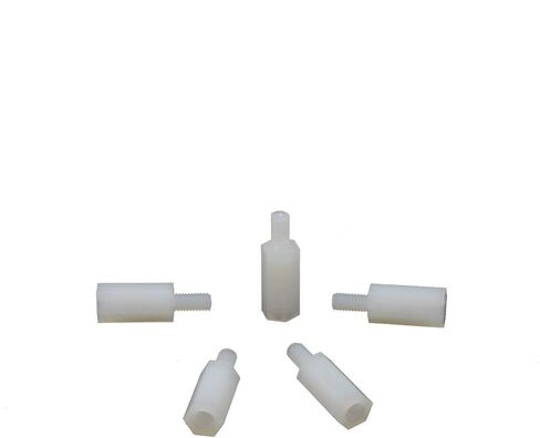 100pcs Nylon Hex Standoff Spacer Replacement M2 Female to Male 15mm+6mm in Saudi Arabia