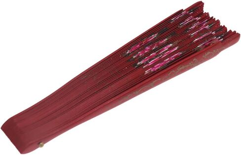 Spanish Floral Folding Fan Vintage Handmade Wooden Doubled-side Hollow Out Hand Fan for Women Dancing,Party and Gifts (Pink) in Saudi Arabia