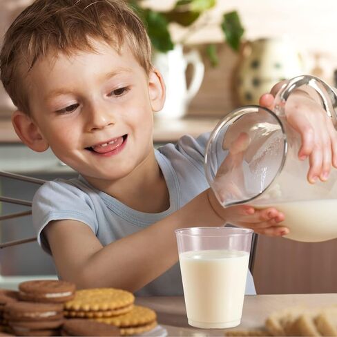 أكواب بلاستيكية شفافة سعة 12 أونصة من جولي تشيف، 100 عبوة من نظارات الحفلات شديدة التحمل، أكواب بلاستيكية للاستعمال مرة واحدة للهالوين، وعيد الشكر، وحفلات عيد الميلاد in Kuwait