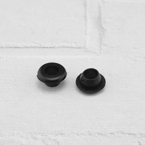 eMagTech 40PCS Rubber Coil Cable Cord Grommet Rubber Single Sided Protective Coil Wires Rubber Protection 5mm ID 12mm OD 8mm Hole Diameter in Saudi Arabia