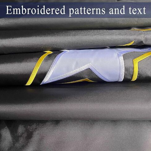 Embroidered United States Navy Flag 3x5-3Ply Heavy Duty 300D Nylon 4 Rows Sewn- All Weather 3x5 Navy Flag for Outdoor/Indoor with 2 Brass Grommets in Saudi Arabia