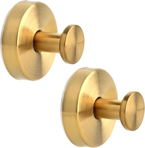 Suction Cup Hooks for Shower, Removable Towel Hooks for Bathroom Window Glass Door Wall, Bath Robe Looafh Hook for Hanging - 2 Pack, Chrome in Saudi Arabia