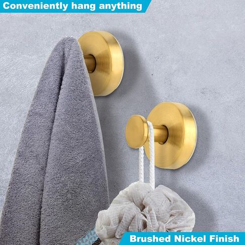 Suction Cup Hooks for Shower, Removable Towel Hooks for Bathroom Window Glass Door Wall, Bath Robe Looafh Hook for Hanging - 2 Pack, Chrome in Saudi Arabia
