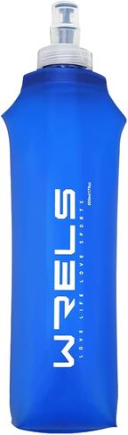 TPU Soft Flask Lightweight Portable Resable Water Bottle,BPA Free Collapsible Flask for Hydration Pack in Running Hiking Cycling and Marathon(500ml-2 Packs) in Saudi Arabia
