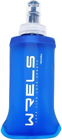TPU Soft Flask Lightweight Portable Resable Water Bottle,BPA Free Collapsible Flask for Hydration Pack in Running Hiking Cycling and Marathon(500ml-2 Packs) in Saudi Arabia