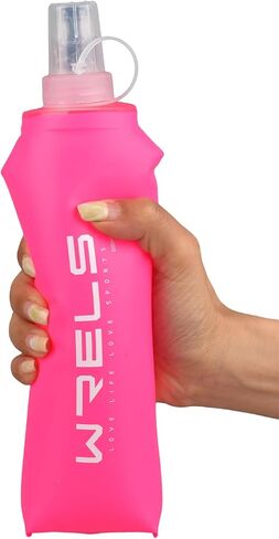 TPU Soft Flask Lightweight Portable Resable Water Bottle,BPA Free Collapsible Flask for Hydration Pack in Running Hiking Cycling and Marathon(500ml-2 Packs) in Saudi Arabia