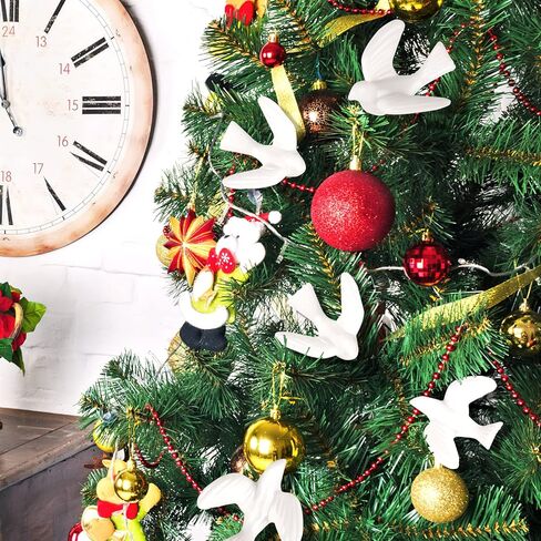 150 حمامة بيضاء صغيرة للحرف اليدوية، تماثيل طيور صغيرة بحجم 3/4 بوصة لتزيين كعكة الزفاف in Kuwait