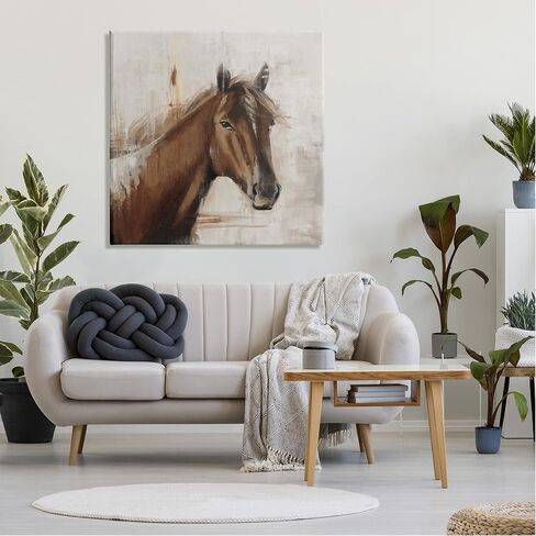 Stupell Industries Modern Stallion Painting Canvas Wall Art, Design by Liz Jardine in Saudi Arabia