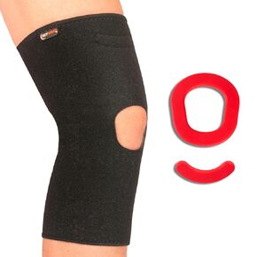 All-In-One Superior Hinged Knee Brace Comfortable Patella Stabilizer – Enhance Your Physical Activity & Health with this Patellar Stabilizing Knee Brace – Silicone Pad for Better Fit