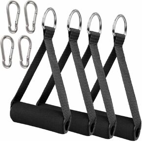 Premium Exercise Pull Handles, Resistance Bands Handle, Fitness Handle, Workout Handles Dense Foam Wrap Handle Replacement Fitness Equipment for Pilates, Yoga, Strength Training in Saudi Arabia