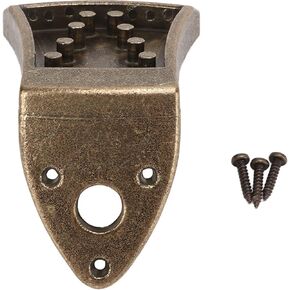 Alomejor Professional Mandolin Tailpiece Metal Bridge Mandolin Tailpiece Replacement Part Musical Instruments Accessories