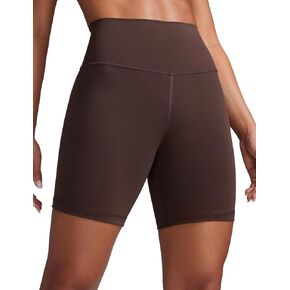 شورت CRZ YOGA النسائي Butterbreeze Athletic Biker مقاس 6 بوصات - شورت عالي الخصر للتمارين الرياضية والجري والكرة الطائرة واليوجا سباندكس