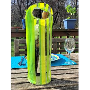 Portable Wine Chiller Bag - Cooler Tote uses Ice & Water, No Freezing Needed, Best Gift Bag for Wine Enthusiast, Women & Men, Take Wine to Go or Outdoors, Keep Wine Insulated on Patio & Pool