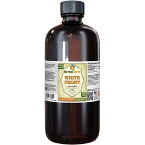 White Peony (Paeonia Lactiflora) Tincture, Organic Dried Roots Liquid Extract 2 oz