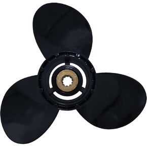 CAPTAIN Outboard Propeller 9 1/4x11 fit Suzuki DF8A DF9.9A DF9.9B DF9.9 DT9.9 DF15A DF15 DT15C DT15 DF20A DT20- OEM Grade - 3 Blades - 10 Spline Tooth Aluminum Boat Prop