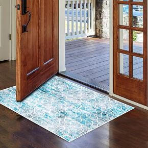 Area Rugs 5x7 Washable Rug for Living Room,Non-Slip Non-Shedding Ultra-Soft Floor Carpet for Home,Office, Dining Room,Bedroom (Style A)