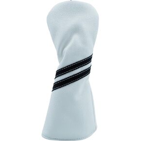 Golf Club Classic Stripes Driver and Fairway Wood Head Cover PU Leather Headcover (Green and White Available)