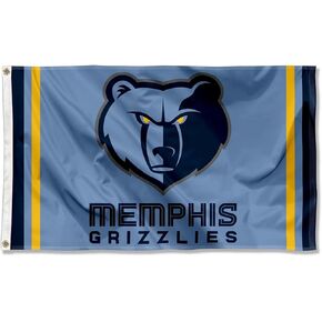 Memphis Grizzlies Wordmark Indoor Outdoor Flag