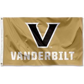 Vanderbilt Commodores Gold Logo Large Grommet Banner Flag