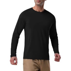 Pioneer Camp Men's Sun UV Protection SPF Shirts UPF50+ Rash Guard Long Sleeve Lightweight Hiking Quick Dry Running Swim Shirt