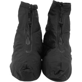 Holibanna Shoe Covers with Zipper Waterproof Reusable Shoes Cover Non-Slip Rain Snow Boot Overshoes for Men Women Outdoor Cycling Camping Fishing Garden Protectors
