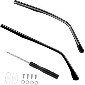 Healeved 2PCS Universal Glasses Arm Legs Metal Sunglasses Arms Eyeglass Replacement Arm Glasses Repair Replacement Temple