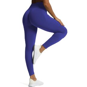 Aoxjox Workout Seamless Leggings for Women High Waisted Fitness Yoga Contour Sculpt Pants 22" in Kuwait