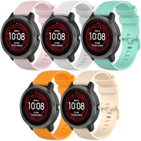 Band for Garmin Vivoactive 3, Soft Silicone Replacement Watch Band for Garmin Vivoactive 3 / Forerunner 645 / Forerunner 245 (No Tracker, Replacement Bands Only)