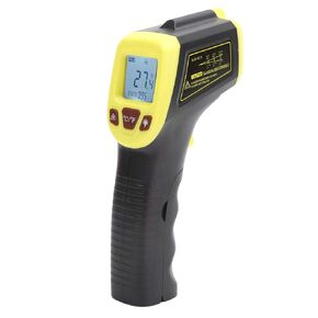Temperature Measuring Gun, Infrared Thermometer, Industrial Thermometer, with LCD Display GM320S for Hot Water Pipes Engine Parts Surface(orange), Infrared and Laser Thermometers