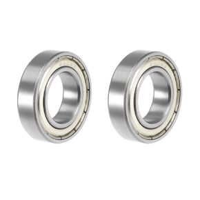 uxcell 6001ZZ Deep Groove Ball Bearing 12x28x8mm Double Shielded ABEC-3 Bearings 2-Pack