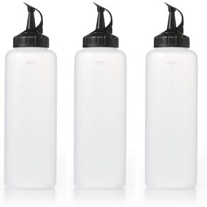 OXO Chef's Condiment Squeeze Bottles (Pack of 3) - Large 16 oz