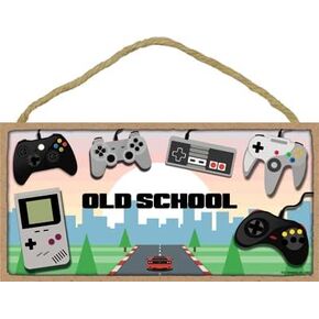 SJT ENTERPRISES, INC. Do Not Enter - Mining In Progress Gamer Theme Kid's Child Theme Room 5" x 10" Wood Plaque Sign (49625)