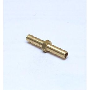 5/16" Hose ID/Hose Barb Union Mender Joiner Splicer Brass Fitting Fuel/Air/Water/Boat/Gas/Oil WOG
