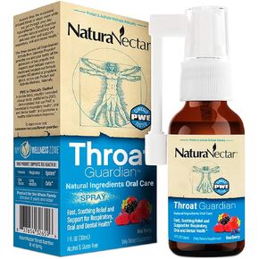 NaturaNectar Bee Propolis Throat Guardian Spray | Immune Support, Fast, Soothing Relief - Exclusive Ingredients Oral Care | Brazilian Propolis | Ethical Beekeeping | 2 Pack Bee Berry Flavor - 30 ml