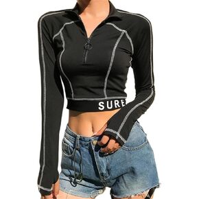 Trendy Crop Jacket for Women or Teen Gilrs Y2k Cropped Top