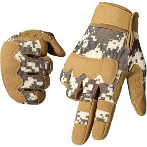 AXBXCX Camouflage Outdoor Sport Gloves for Men Touchscreen Full Finger Gloves