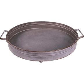 Round Decorative Iron Tray with Handles in Saudi Arabia