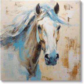 Stupell Industries Modern Stallion Portrait Canvas Wall Art by Irena Orlov