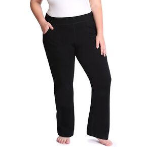 Plus Size Yoga Pants with Pockets, Oversized, Thick Cotton Jersey from butibag