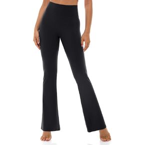 Ukaste Women's Petite/Regular/Tall, 28"/ 30"/ 32"/ 34" Flare Pant - High Rise Bootcut Yoga Workout Pants for Women