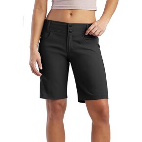 Fisoew Womens Hiking Shorts Golf Quick Dry Outdoor Summer Casual 10" Bermuda Shorts with Pockets