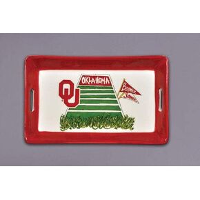 Ceramic Collegiate Handled Mini Tray (Ole Miss)