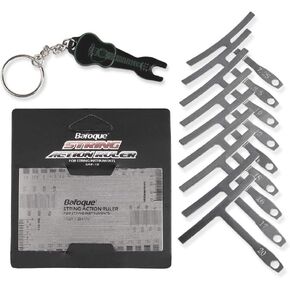 Mr.Power مجموعة مكونة من 9 مقاييس نصف قطر للجيتار و1 قطعة سلسلة جيتار مسطرة شخصية و1 دبوس جسر جيتار مجتذب in Kuwait