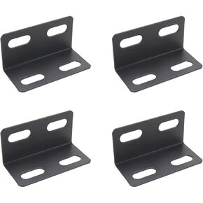 4Pcs Angle Bracket 90 Degree L Shape,T Shape Hole Right Angle Bracket Corner Connector,4 Holes with Adjustable Hole Spacing,2.87"x1.93"x1.93"